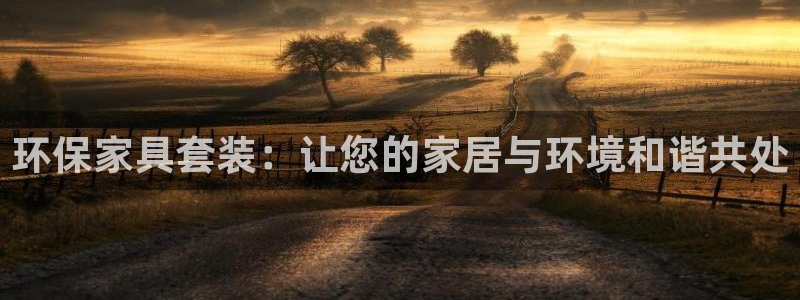 杏耀平台登录入口：环保家具套装：让您的家居与环境和谐共处